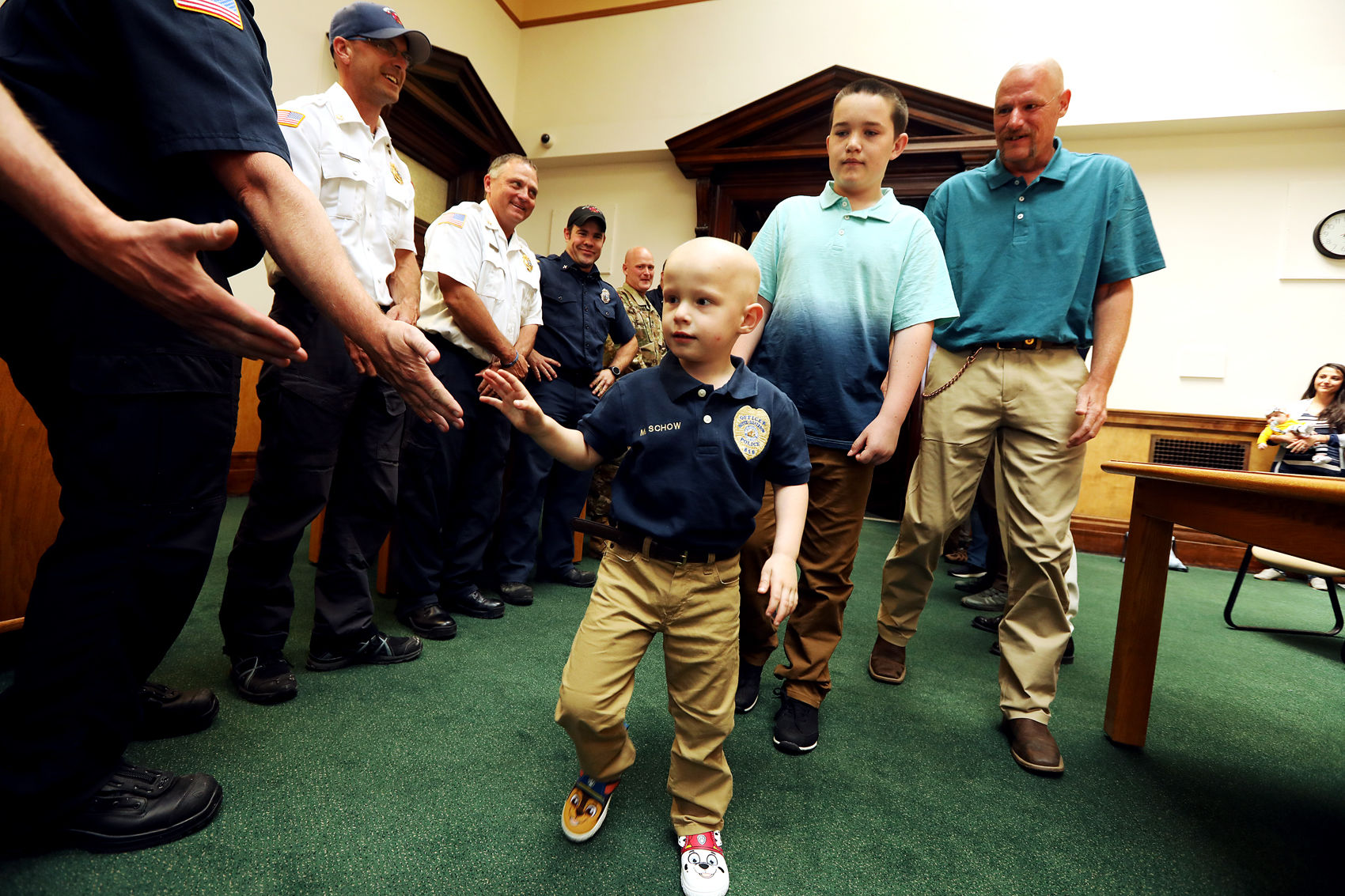 Butte boy lives out a dream with local first responders